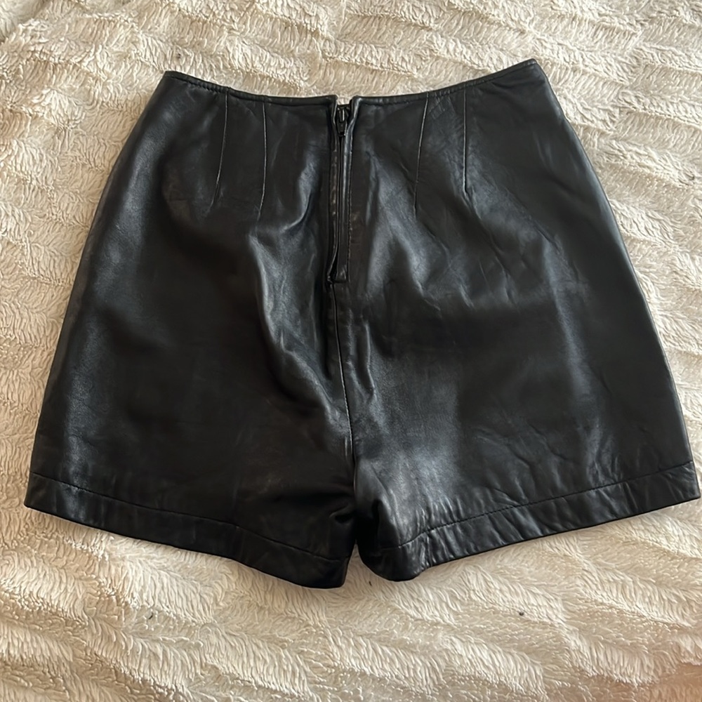 BB Dakota faux leather Shorts - Picture 2 of 7